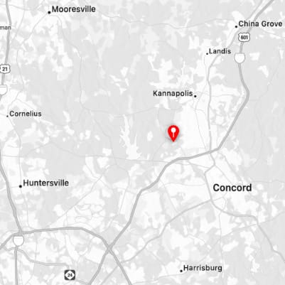 Map of North Carolina Kanapolis